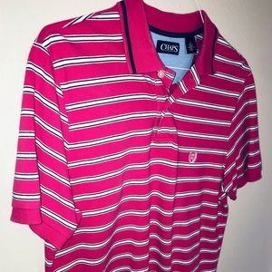 Pink Chaps Polo Mens size Medium